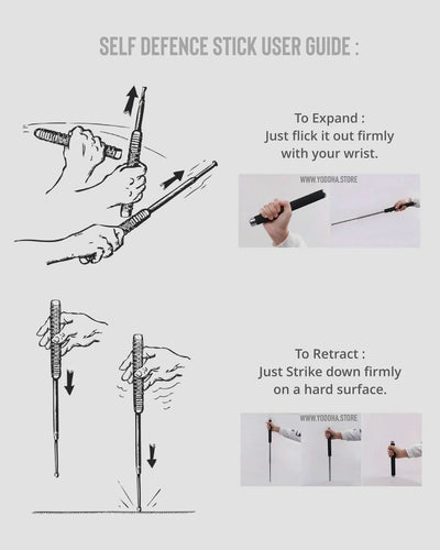 Zyntric™ - Telescopic Self Defense Stick