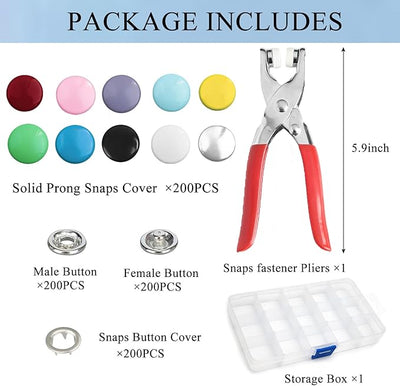 Zyntric™ Metal Button Fastening Kit